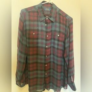 Polo silk blouse